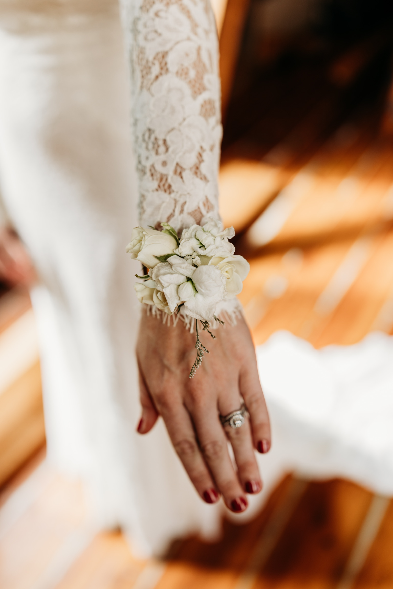 Heather Florals — wrist corsage